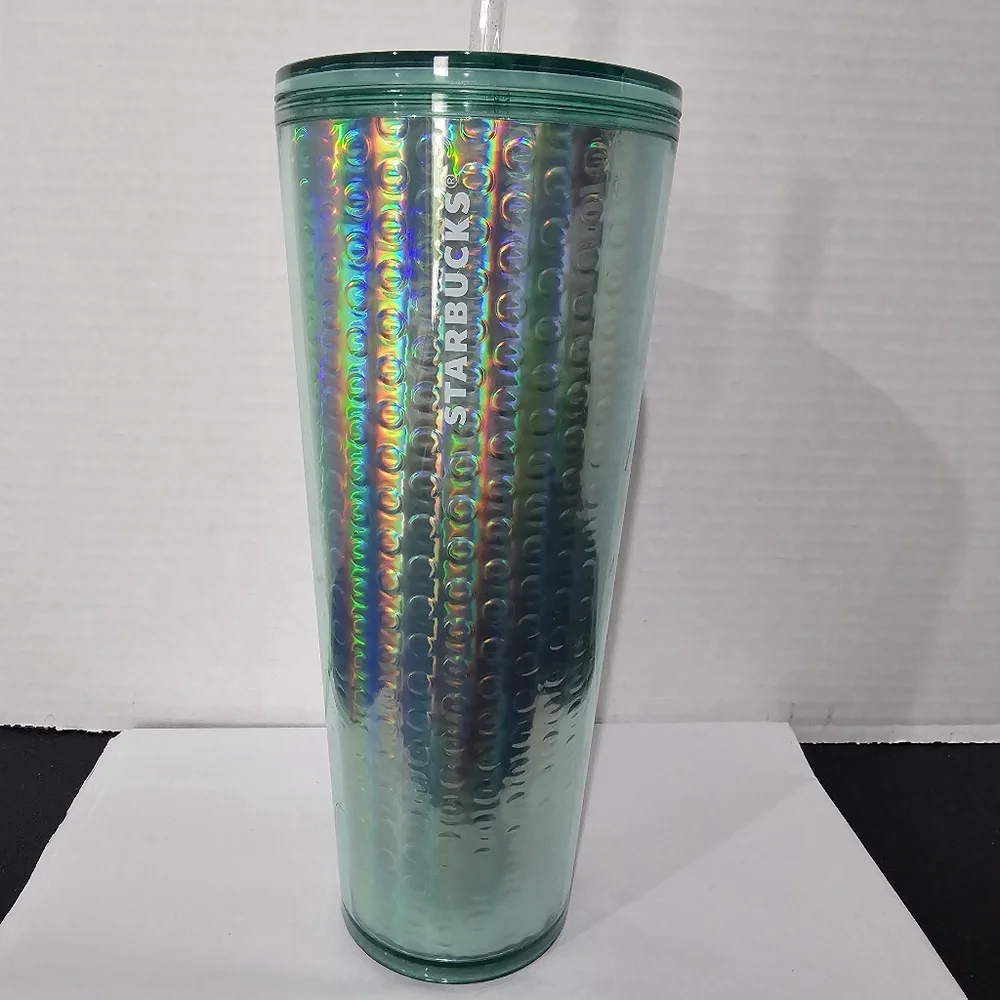Starbucks Tumbler 24oz Venti Irridecent Bubble Limited Edition Christmas NWT 😋